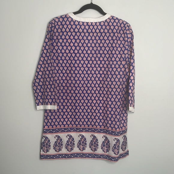 J Crew floral Paisley print poplin Tunic. NWOT - Picture 3 of 7